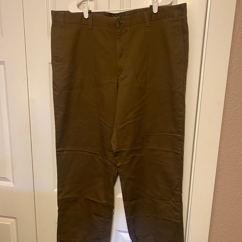 Eddie Bauer Dress Khaki with cuffs